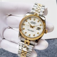Дамски часовник Rolex Lady-Datejust White Dial с автоматичен механизъм, снимка 2 - Дамски - 42744525