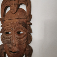Африканска Тутси маска , снимка 5 - Антикварни и старинни предмети - 36543219