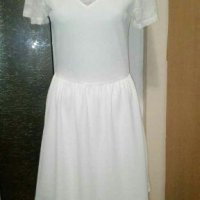 Прелестна бяла рокля Only 👗🍀❤S,M👗🍀❤арт.814, снимка 2 - Рокли - 30303314