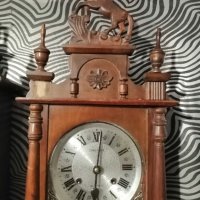 Дървен механичен часовник Concordia, снимка 5 - Антикварни и старинни предмети - 38637867