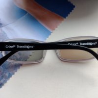 Crizal Transitions / crizal® transitions®прозрачни слънчеви,диоптрични рамки очила за компютър, снимка 10 - Слънчеви и диоптрични очила - 36659633