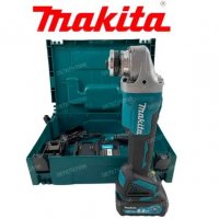 Акумулаторен ъглошлайф MAKITA 18V с 2 батерии 6.0Ah МАКИТА флекс, снимка 1 - Куфари с инструменти - 36804308