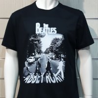 Нова мъжка тениска с дигитален печат на музикалната група The Beatles - Abbey Road, снимка 7 - Тениски - 36869577