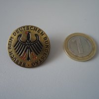 Стара бронзова германска военна значка, снимка 2 - Колекции - 31084946