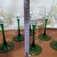 Ретро стъклени чаши за вино , снимка 5 - Антикварни и старинни предмети - 44343749