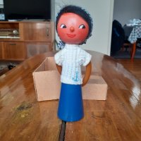 Стара дървена кукла #2, снимка 2 - Други ценни предмети - 31530267