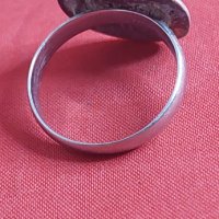 Сребърен пръстен, снимка 3 - Пръстени - 42516017