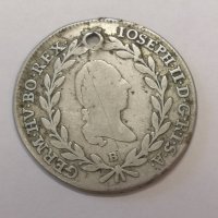 Монета 20 кройцер 1788 Kreuzer - Joseph II, снимка 3 - Нумизматика и бонистика - 44162434