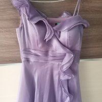 Продавам лилава вечерна/ бална/ официална рокля, снимка 3 - Рокли - 40386550