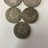 Лот български сребърни монети 1 лев и 2 лева , снимка 3 - Нумизматика и бонистика - 38434445