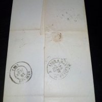 Пощенски плик Франция 1863, снимка 2 - Филателия - 37165493