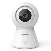 CACAGOO, WiFi камера 1080P IP камера, въртяща се, с детекция на движение, нощно виждане и двупосочно, снимка 1 - Камери - 40189649