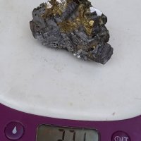 Пирит,халкопирит,минерал,371 грама, снимка 2 - Антикварни и старинни предмети - 34508502