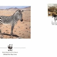 Намибия 1991 - 4 броя FDC Комплектна серия - WWF, снимка 4 - Филателия - 38640732