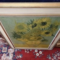 Стара Картина "Слънчогледите" Винсент Ван Гог, снимка 4 - Антикварни и старинни предмети - 29581180