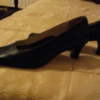 Елегантни дамски обувки на висок ток от естествена кожа номер 38, снимка 3 - Дамски обувки на ток - 28661746