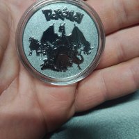 Покемон Пикачу монета / Pokemon Pikachu coin - Silver, снимка 6 - Нумизматика и бонистика - 38730107