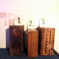 Стари дървени кутии за будилник от 20-50години., снимка 2 - Антикварни и старинни предмети - 33396223