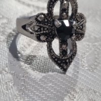 Vintage сребърен пръстен , снимка 2 - Пръстени - 44264546