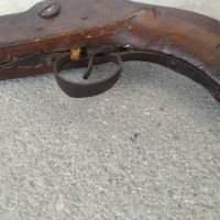 Стар кремъчен пистолет#2, снимка 2 - Антикварни и старинни предмети - 40757945
