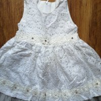 Бяла рокля за принцеса , снимка 4 - Детски рокли и поли - 36631790