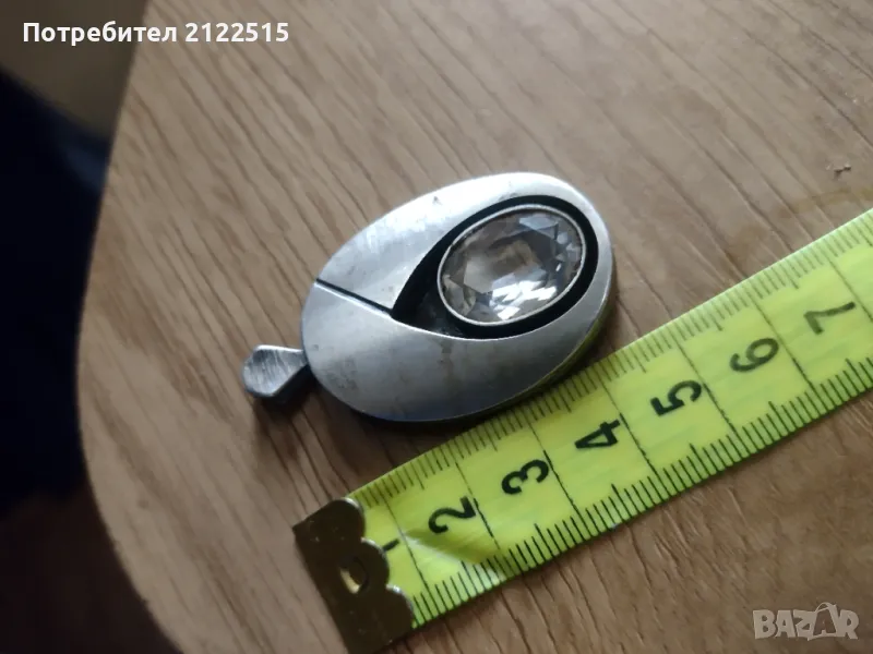 сребърно колие висулка 17гр, снимка 1