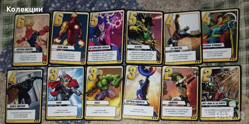 Разнообразие от карти на Marvel и Legend of the five rings, снимка 1