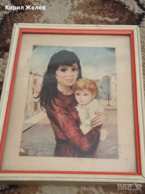 Стара картина в рамка 43159, снимка 1