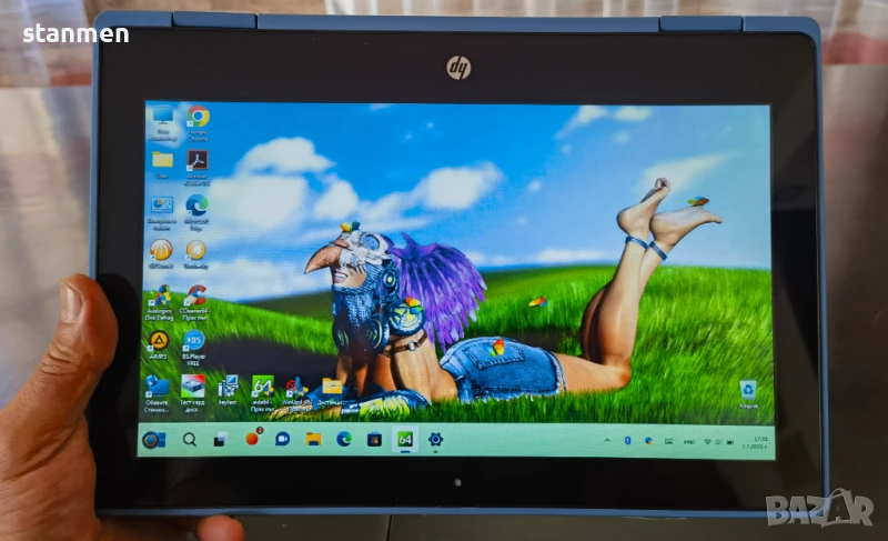 Продавам Гаранционен Touchscreen HP ProBook X360/IPS11.6сKам/4CoreUp2.4ghz/4gbDDR4/SSD128gb/НоваБат/, снимка 1