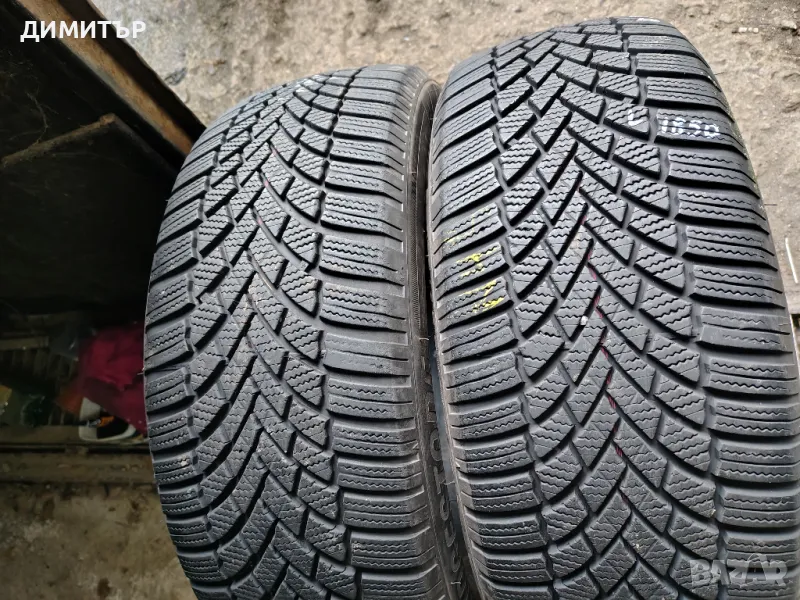 2бр.зимни гуми BRIDGESTONE 215/55/18 99V DOT 2722, снимка 1