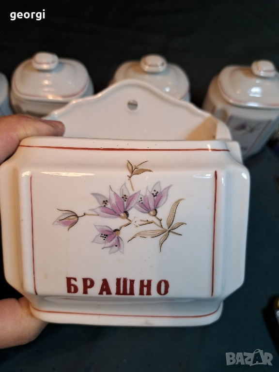 порцеланови буркани за подправки 30/3, снимка 1