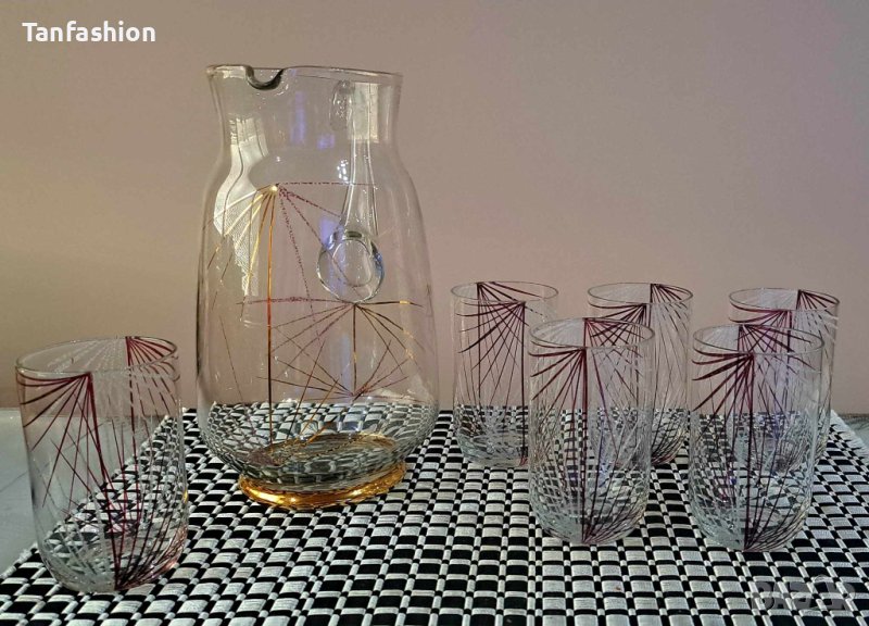 Комплект кана с чаши, снимка 1