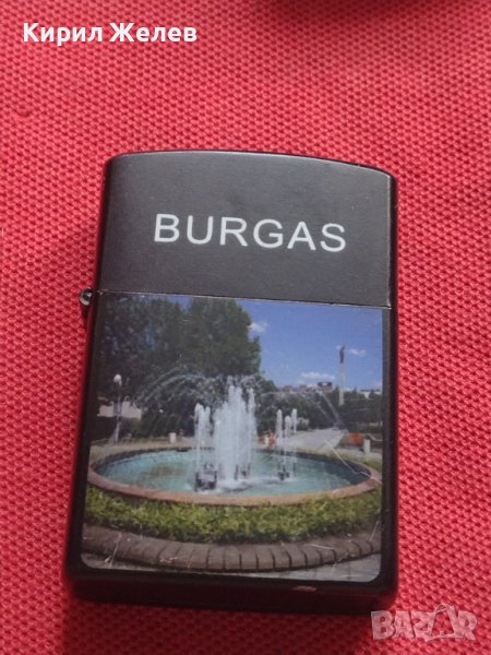 РЕКЛАМНА ЗАПАЛКА BURGAS МЕТАЛНА РАБОТИ МНОГО КРАСИВА СТИЛЕН ДИЗАЙН 34016, снимка 1