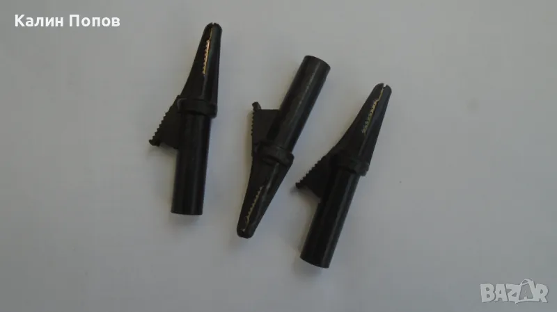 Крокодили за свързване към измервателни сонди на мултицет, снимка 1