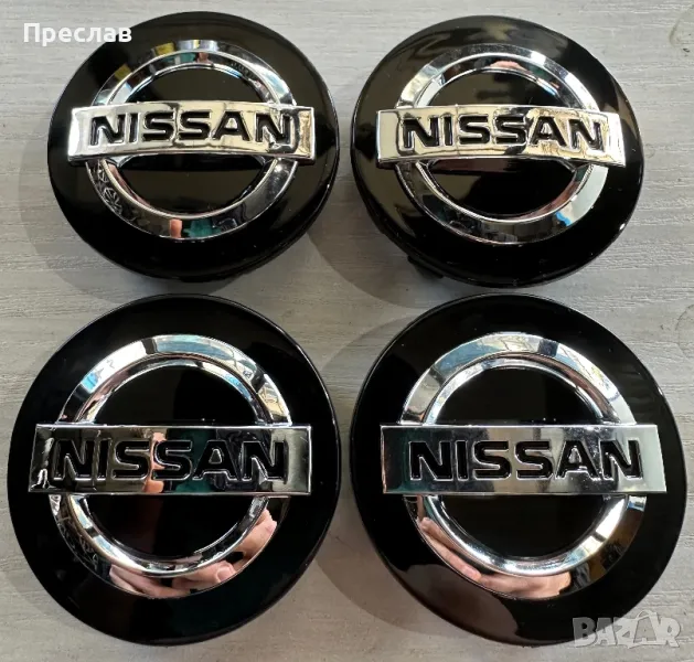 4 броя капачки за джанти за Nissan, снимка 1