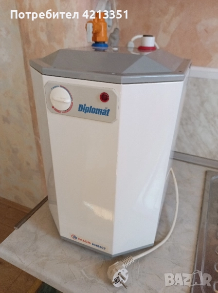 Бойлер Елдом 10 литра за монтаж под мивка, снимка 1