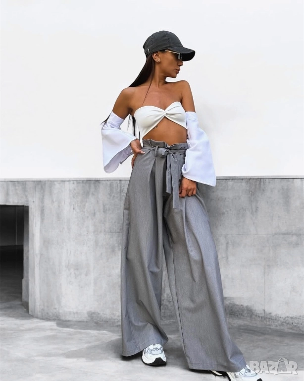 Панталон с колан - Not a cliche - универсален размер, снимка 1