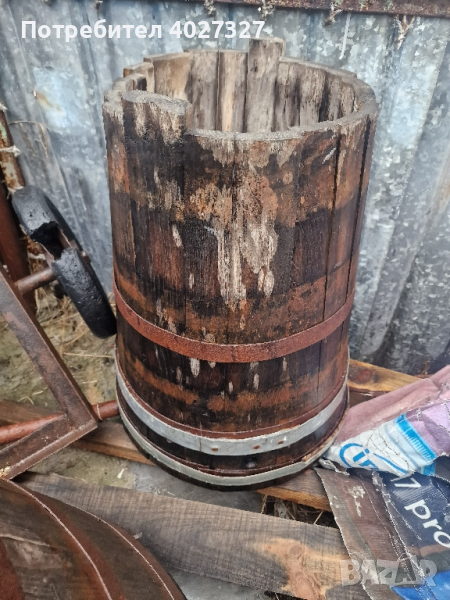 дървени гаци и бъчви за декорация , снимка 1