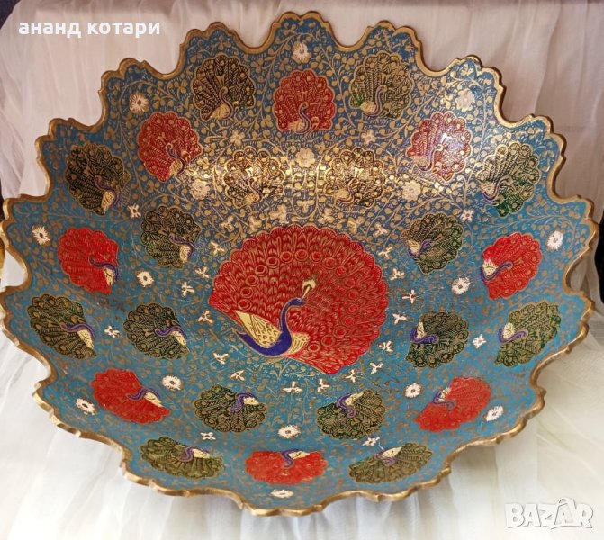 Плодова купа от месинг, снимка 1