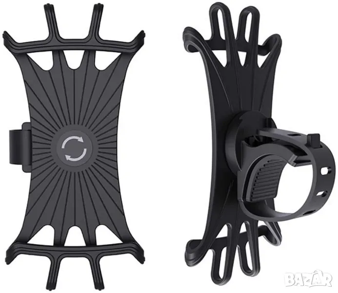 Стойка държач за телефон за велосипед, въртяща се на 360 градуса, снимка 1