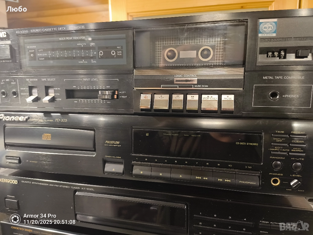 Дек JVC KD V 200, снимка 1