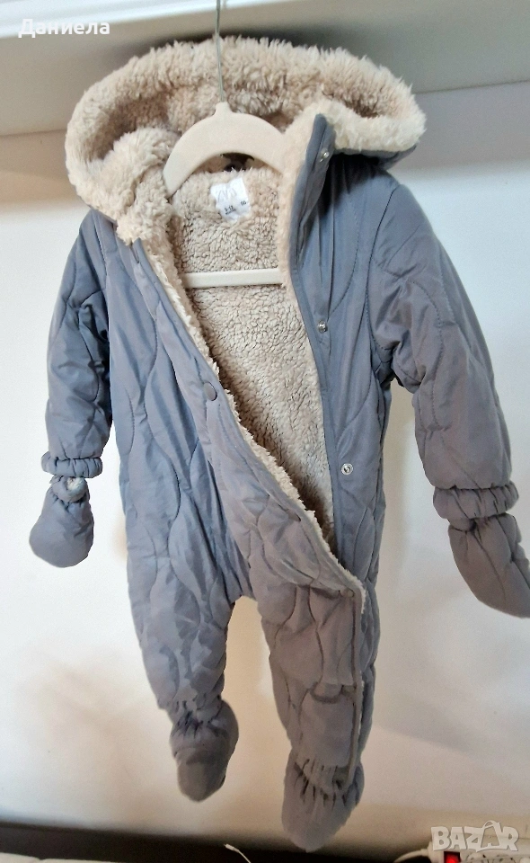 Бебешки космонавт Zara, размер 80, 9-12 месеца, снимка 1