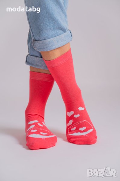 Чорапи с надпис "Ако четеш това донеси ми вино", снимка 1