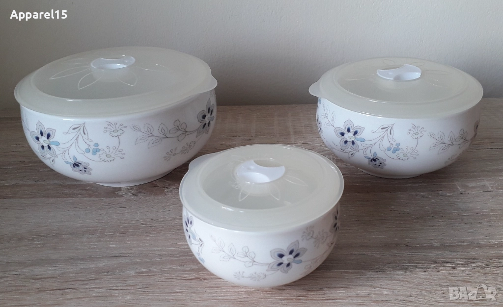 Три американски порцеланови купички, снимка 1