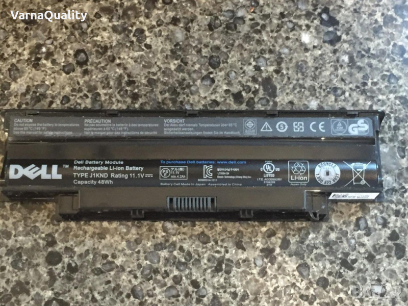 Усилена батерия за рециклиране за лаптоп Dell Inspiron N5110 N5010 N4010 N4110 и други. Ј1КND, снимка 1