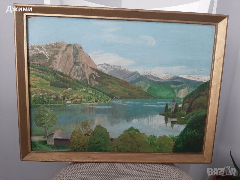 маслена картина върху фазер, снимка 1