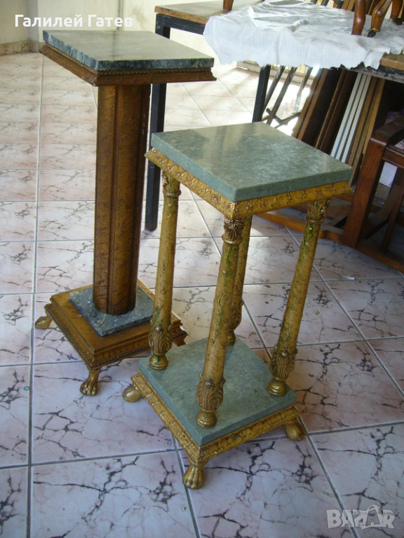 Винтидж Пиедестали - Постаменти, снимка 1