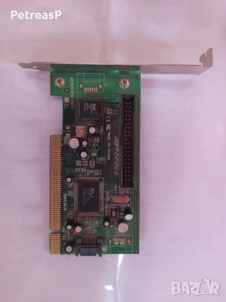 Платка IDE PCI Контролер PATA + SATA, снимка 1