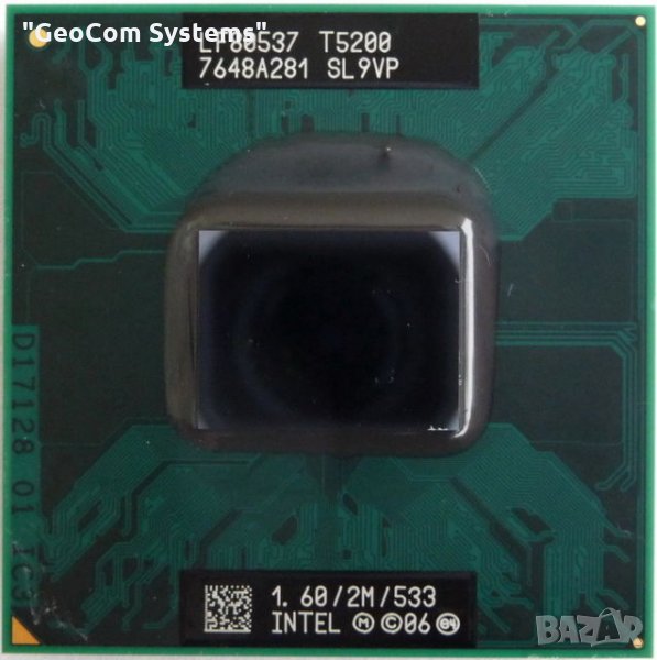 Intel ® Core 2 Duo T5200 (2х1.60GHz,2MB,533 FSB,mPGA478MT), снимка 1