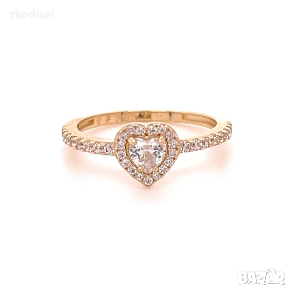 Златен дамски пръстен 1,79гр. 14кр. проба:585 размер:51 модел:32130-5, снимка 1